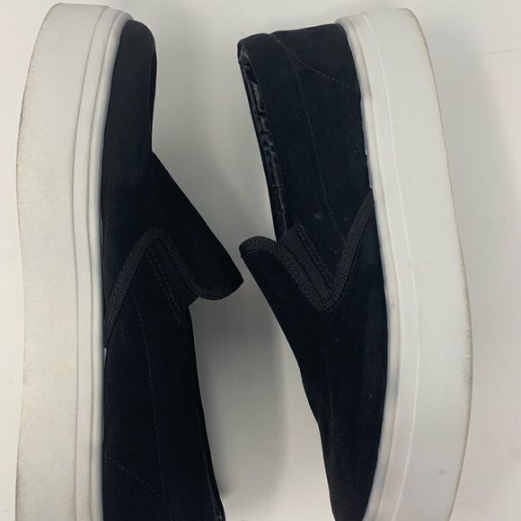 Topshop Black Suede Slip on sneakers size 6 (39) - Picture 5 of 10